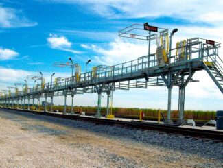 rail car loading rack