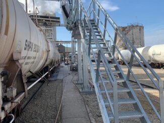 rail car loading rack